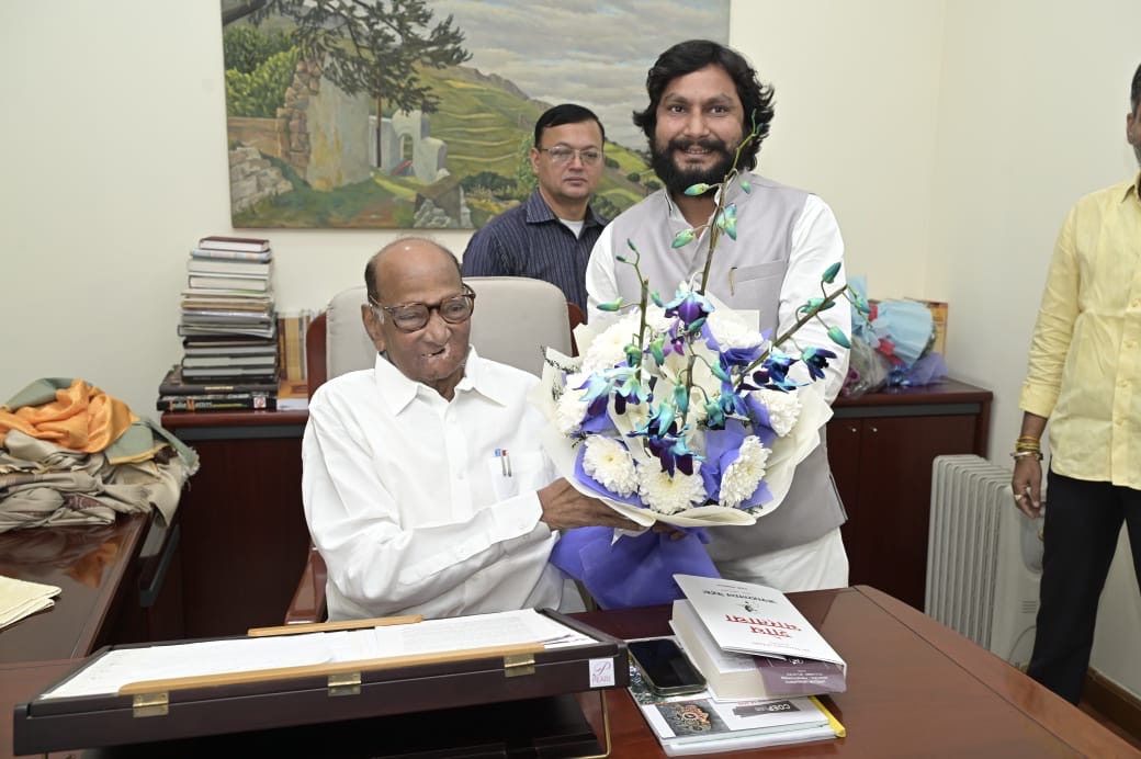 एनसीपी (शरद पवार) के बिहार अध्यक्ष राहत क़ादरी ने शरद पवार को दी जन्मदिन की शुभकामनाएँ